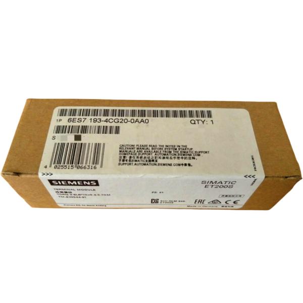 SIEMENS 6ES7193-4CG20-0AA0 SIMATIC DP, 1 TERMINAL MODULE TM-E30S44-01 FOR ET