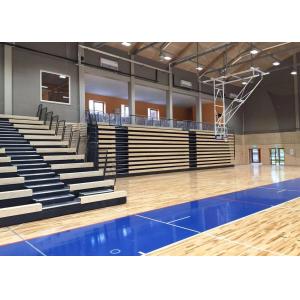 Buy cheap Basketball Court Retractable Grandstands , Row Letter Retractable Platform System from wholesalers