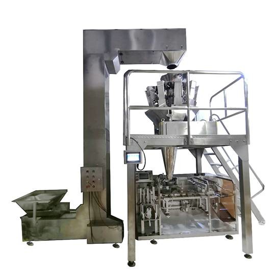 Rotary Premade Pouch Packing Machine Grains Granules Nuts Filling Sealing