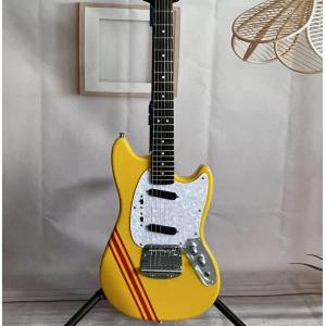 China Custom Fender Mustang Vintera II '70S Competition Mustang Electric Guitar SS Pickup Dot Inlay on sale