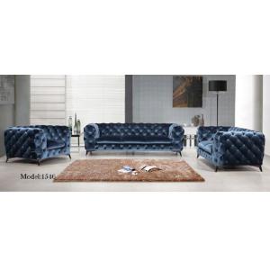 Buy cheap Modern Velvet Chesterfield Sofa With Copper Leg SGS Certification from wholesalers