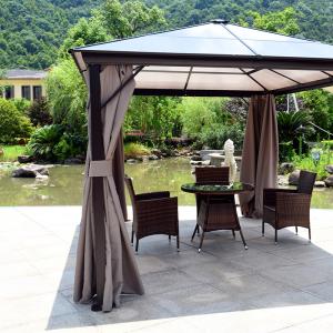 Buy cheap Solid 3*4 Aluminium Garden Polycarbonate Roof Gazebo product