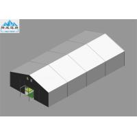 Buy cheap Durable Waterproof Canopy Tent , White PVC Roof 10 x 20m Outdoor Party Tent For Trade Show product