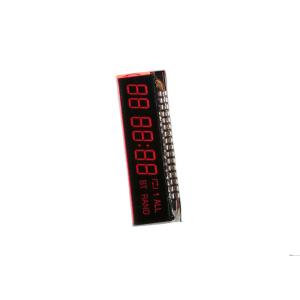 Seven Segment Negative LCD Display With Metal PIn Connector For Electronic Timer