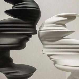 Buy cheap Custom Decorative Fiber Glass Sculpture Abstract Life Size Sculpture Metal Statue from wholesalers