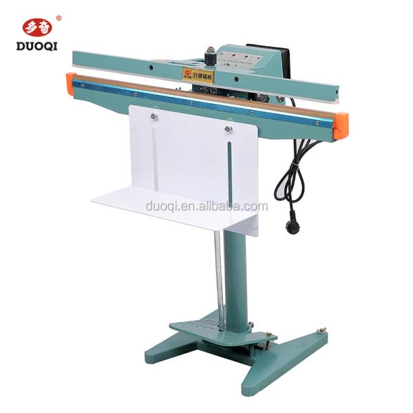 Easy to Operate DUOQI PFS-650*1 Food Industry Aluminum Frame Foot Pedal Sealing Machine