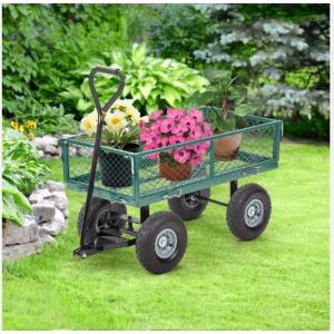 High Capacity Folding Outdoor Utility Wagon High Bearing Customizable