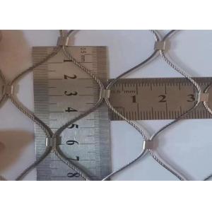 Buy cheap SUS 304 Metal Rope Mesh Anti Flaming Stainless Steel Cable Mesh from wholesalers