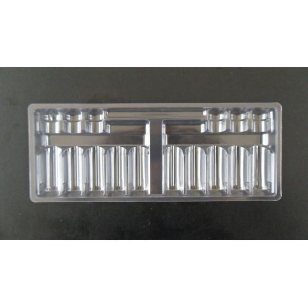 Medical 2ml Bottles Packaging PVC Transparent Blister Trays In Stock 5