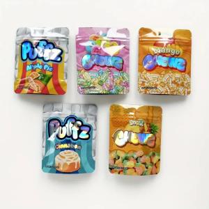 Custom Printed Mylar Zip Lock Bags With Odor Proof Moisture Proof Sealable