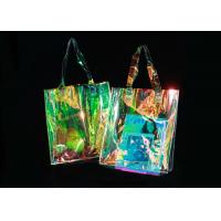 Buy cheap Laser Transparent 0.3mm Pvc Shopping Bag For Ladies Street product