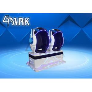 Luxury VR Experience amusement ride 9D Cinema White Egg 360 Degree View Cinema
