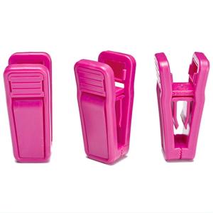 Buy cheap A Style Plastic Clothes Line Hanger Clip red from wholesalers