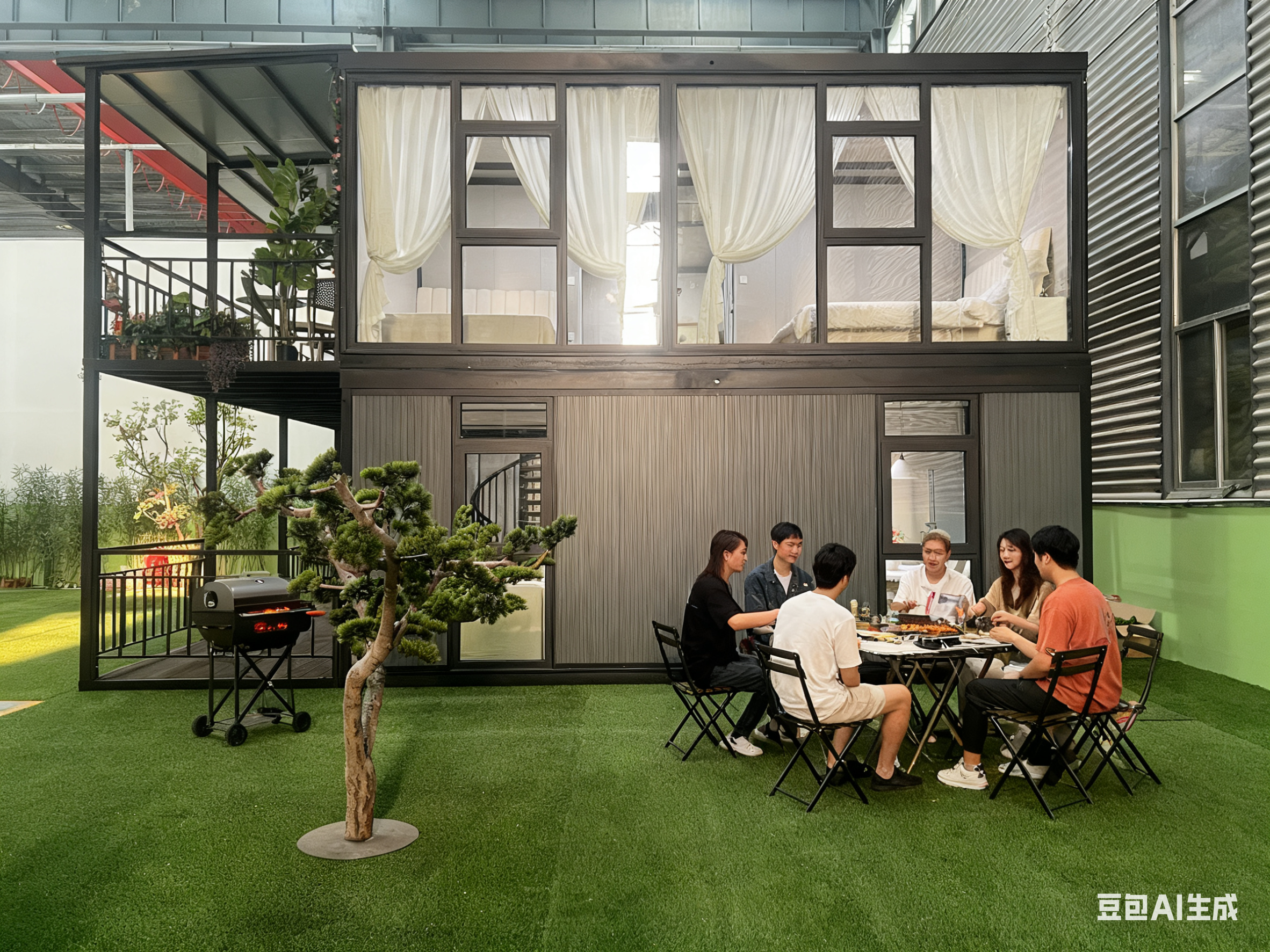 China 2 KN/m2 Floor Permitted Loading and Bathroom Custom Requirement in Custom Prefab Container House on sale