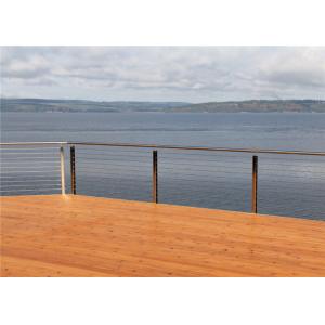Buy cheap Removeable Stainless Steel Cable Deck Railing , Stainless Steel Balustrade Systems from wholesalers