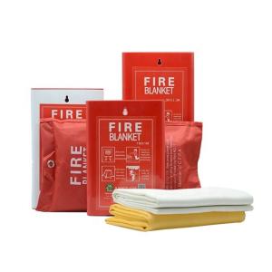 Buy cheap Customizable fiberglass fire blankets are used for household and other fire protection applications from wholesalers