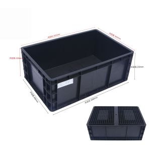 Buy cheap 600*400mm ESD Bin Box ESD Containers Esd Plastic Tool Box Black Antistatic PP Box from wholesalers
