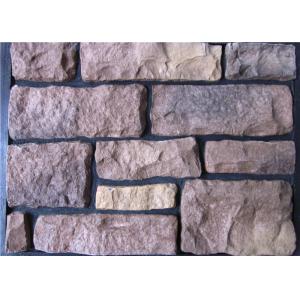 Buy cheap Multiple Color Artificial Wall Stone For Indoor / Outside Wall Decoration from wholesalers