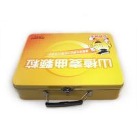 Buy cheap gift tin box with plastic handle product