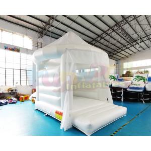 Buy cheap OEM Commercial Inflatable White Bouncy Castle For Kindergarten from wholesalers
