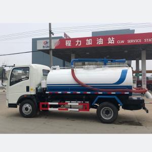 Buy cheap 120hp Vacuum Sewage Suction Truck Sinotruk HOWO 4m3 90km/H from wholesalers