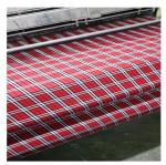 Dyed Flannel 100 Polyester Filament Check Yarn Uniform Giguam Fabric With