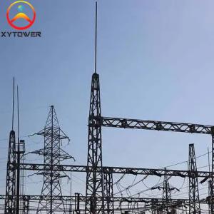 Buy cheap Galvanized Steel Framework Power Transformer Substation Structure from wholesalers