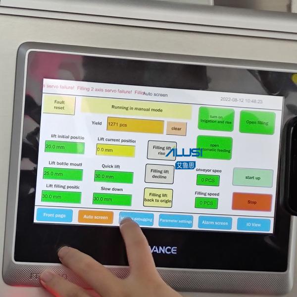 Custom 10 Nozzles Bottle Liquid Filling Machine 1500bph Shampoo filler