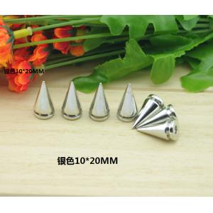 Buy cheap 10*20mm Meatl Bullet Rivet Spikes Stud Punk from wholesalers