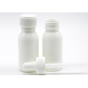 60ml Dropper Cap HDPE Plastic Containers , Health Supplement Packaging Eco
