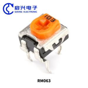 Buy cheap RM063 Yellow Adjustable Resistor Vertical WH06-1C Horizontal WH06-2C Potentiometer 1K 5K 20K 100K 102 103 205 from wholesalers