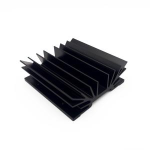 Buy cheap Heat Sink Standard Extrusion Profiles With Anodizing Black Surface Treatment from wholesalers