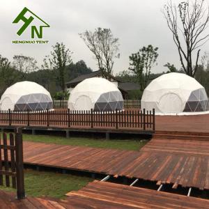 Buy cheap 75kg/sqm Geodesic Dome Tent With 12mm Cotton Insulation Layer For Winter Cold Weather from wholesalers