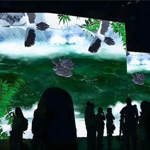 Buy cheap Northern Lights Newest Advertising Interactive Wall 3d Hologram Projection from wholesalers