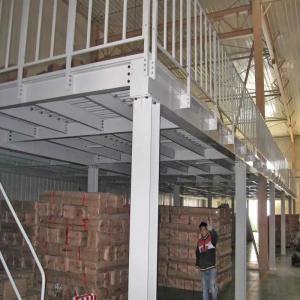 Multi Level Pallet Rack Mezzanine Systems Powder Coating / Galvanizing