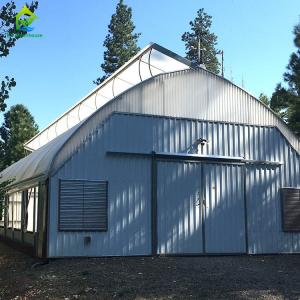 Buy cheap Snow Resistant Fully Light Deprivation Mushroom Auto Greenhouse With Hydroponic System from wholesalers