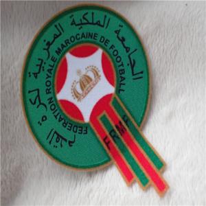 Buy cheap Exquisite Heat Transfer Flocking Sewing Patches On Clothes Club Logo Multi - Color from wholesalers