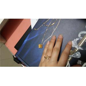 Buy cheap Van Cleef & Arpels Alhambra 18K yellow gold necklace with new stamp lock from wholesalers