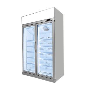 Buy cheap Glass Door multifunctional Commercial Upright Freezer Display For Beverage And Milk from wholesalers