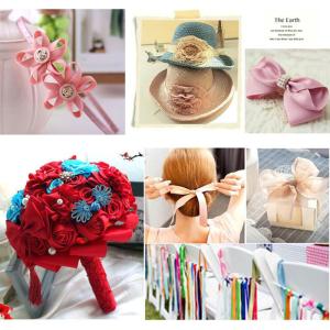 Buy cheap Factory Wholesale Plain Handmade Ribbon 100% Polyester Grosgrain Ribbon from wholesalers