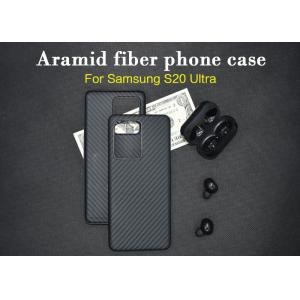 Buy cheap Samsung S20 Black And Gray Matte Aramid Fiber Samsung Case from wholesalers