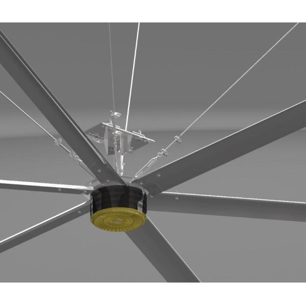 16 foot 58rpm Pmsm Extra Large HVLS Industrial Ceiling Fans for warehouse and