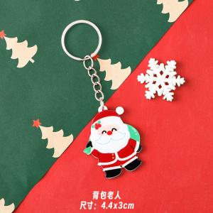 Buy cheap Christmas Festival Acrylic Keychain with Metal Ring Attachment and Cute Snowman product