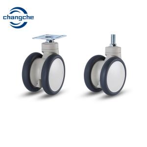 Buy cheap 5 Inch TPR Hospital Bed Caster Wheels Dual Wheels Medical Trolley Castors With Brake from wholesalers