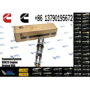 Buy cheap Hangood Excavator Parts Engine Parts 4902827 Original Diesel Fuel Injector QSK23 4902827 4077076 4062090 for Cummins Engine New from wholesalers