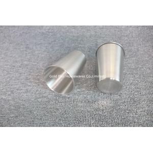 Buy cheap Durable using low price 500ml eco-friendly milk cup single walled stainless steel travel coffee mug from wholesalers