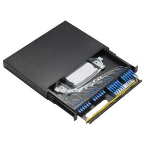 Buy cheap FTTH 24/12 Cores Sc/LC/FC/St Connector Patch Panel Optical Optic Fiber ODF for Network from wholesalers