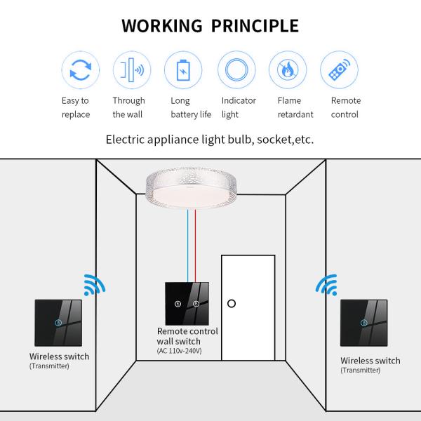 China Remote Control Wifi Smart Switches with AES Encryption and AC/DC Power Supply on sale China Remote Control Wifi Smart Switches with AES Encryption and AC/DC Power Supply on sale