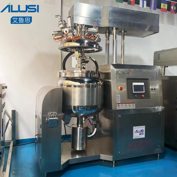 Quality PLC Control Face Cream Vacuum Mixing Equipment Homogenizing Emulsifier Machine for sale