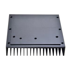 Buy cheap CNC Precision Machining LED Heat Sink Aluminum AL6063 Anodizing Black from wholesalers